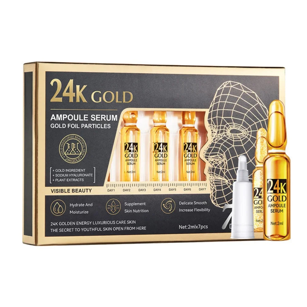 BEAUTYGOLD 24K GOLD Hyaluronzuur Serum met Eiwit en Vitamine C